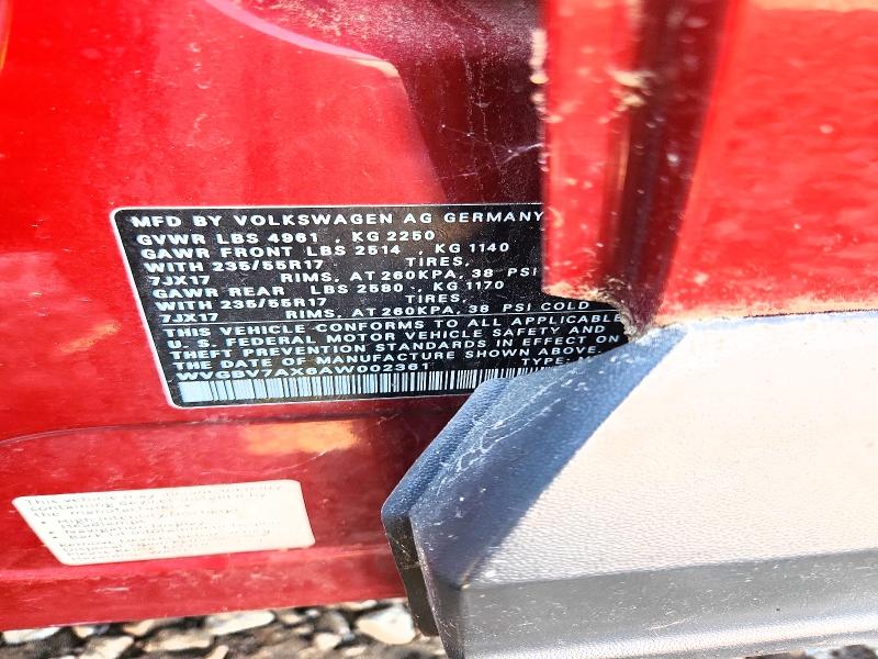 Продажа на аукционе авто 2010 Volkswagen Tiguan, vin: WVGBV7AX6AW002361, номер лота: 71426286