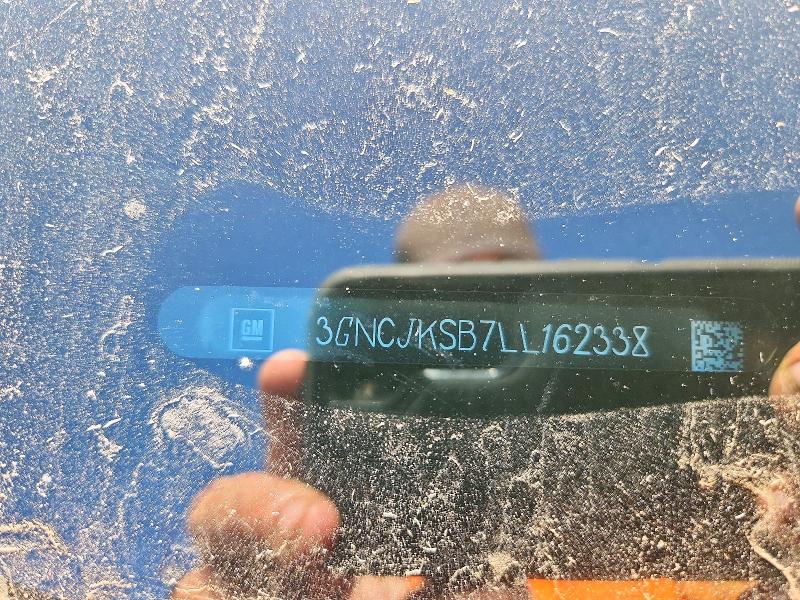72339486 :رقم المزاد ، 3GNCJKSB7LL162338 vin ، 2020 Chevrolet Trax مزاد بيع