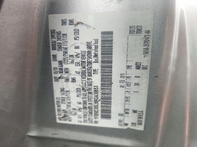 Продаж на аукціоні авто 2011 Ford Econoline, vin: 1FBNE3BL6BDA30653, номер лоту: 73302796