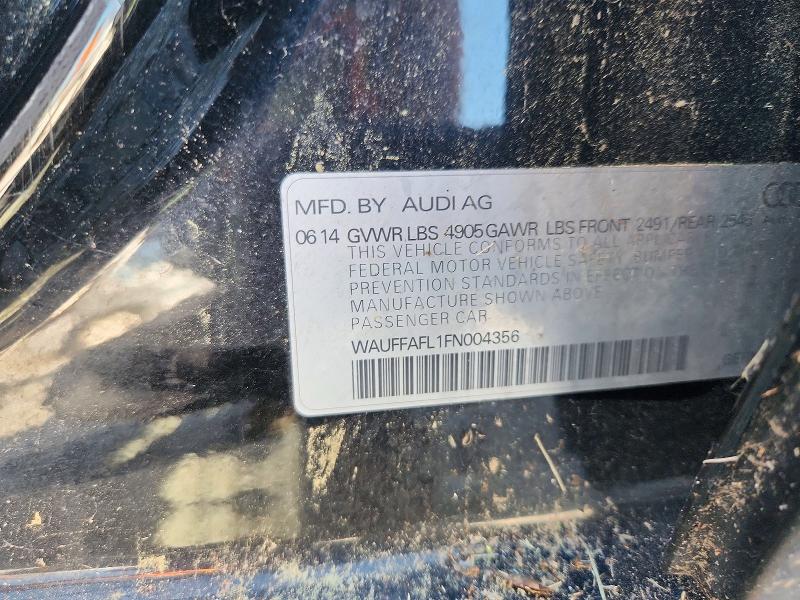 Продажа на аукционе авто 2015 Audi A4, vin: WAUFFAFL1FN004356, номер лота: 71611416
