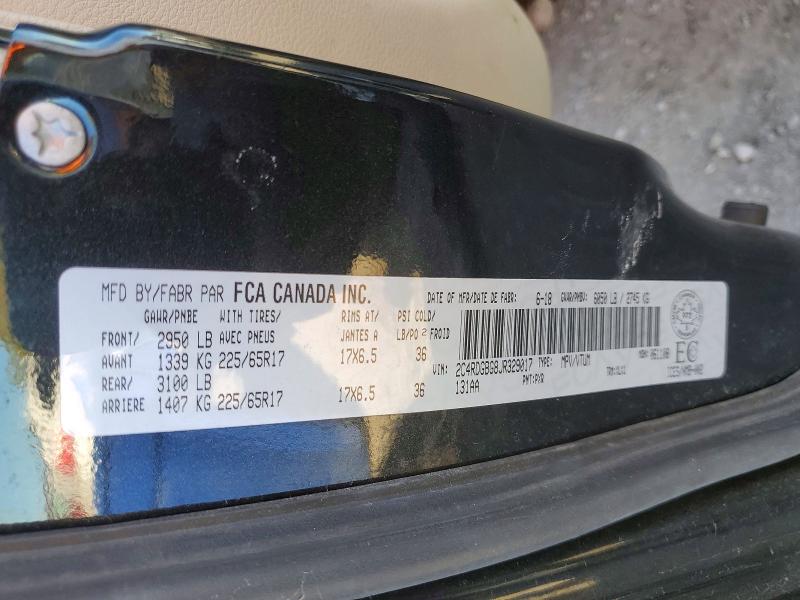 Продажа на аукционе авто 2018 Dodge Grand Caravan, vin: 2C4RDGBG8JR329017, номер лота: 72151186