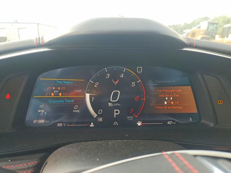 2020 Chevrolet Corvette მანქანა იყიდება აუქციონზე, vin: 1G1Y82D42L5113582, აუქციონის ნომერი: 71157386