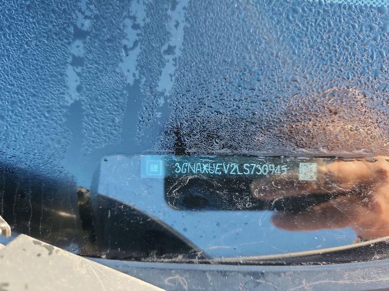 Auction sale of the 2020 Chevrolet Equinox, vin: 3GNAXUEV2LS730945, lot number: 70314666