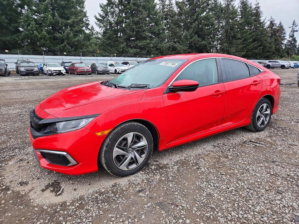 Auction sale of the 2019 Honda Civic, vin: 2HGFC2F69KH514907, lot number: 72527796