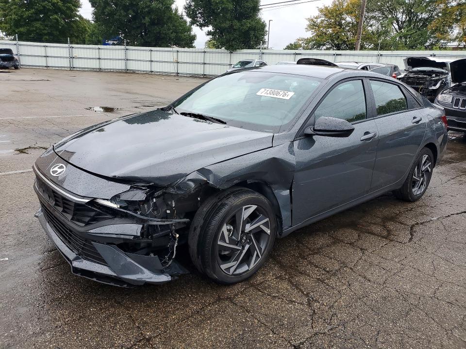 2025 Hyundai Elantra მანქანა იყიდება აუქციონზე, vin: KMHLM4DG7SU000617, აუქციონის ნომერი: 71380676