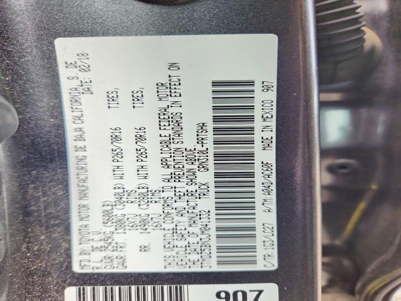 Aukcja sprzedaży 2018 Toyota Tacoma, vin: 3TMDZ5BN3JM041332, numer aukcji: 70800996