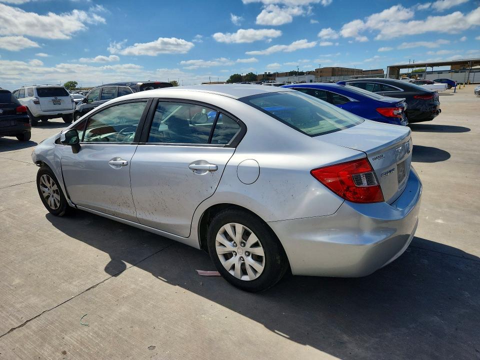 72846996 :رقم المزاد ، 19XFB2F56CE374353 vin ، 2012 Honda Civic مزاد بيع