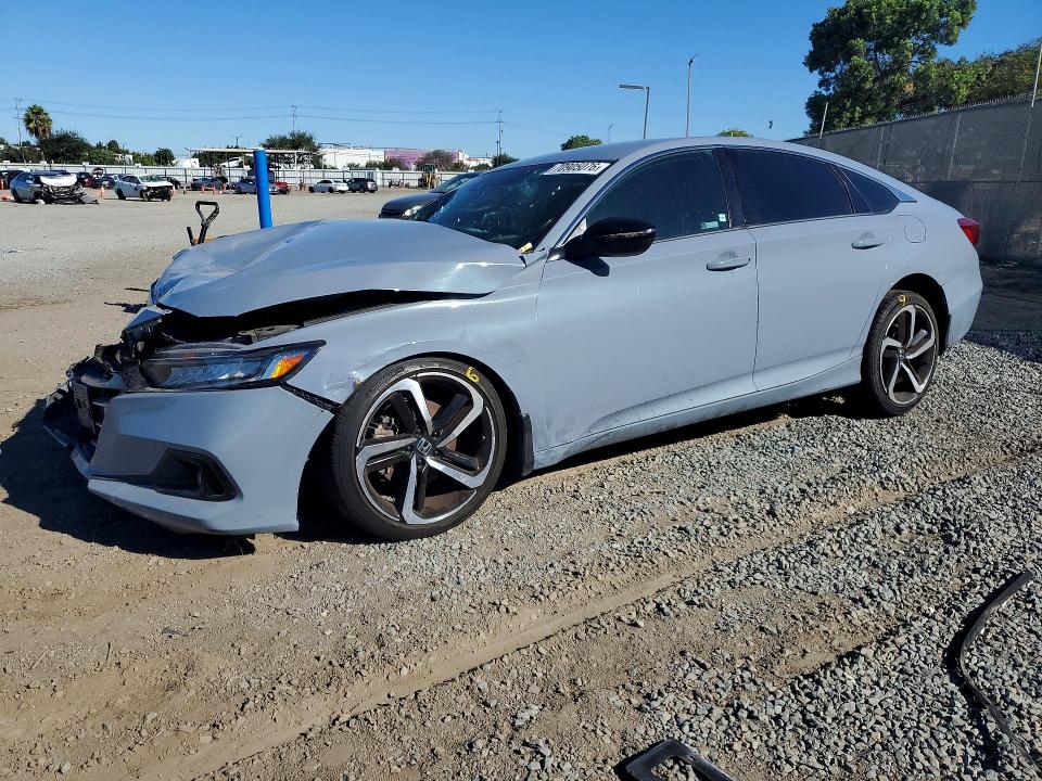 2021 Honda Accord მანქანა იყიდება აუქციონზე, vin: 1HGCV1F35MA117693, აუქციონის ნომერი: 70905076