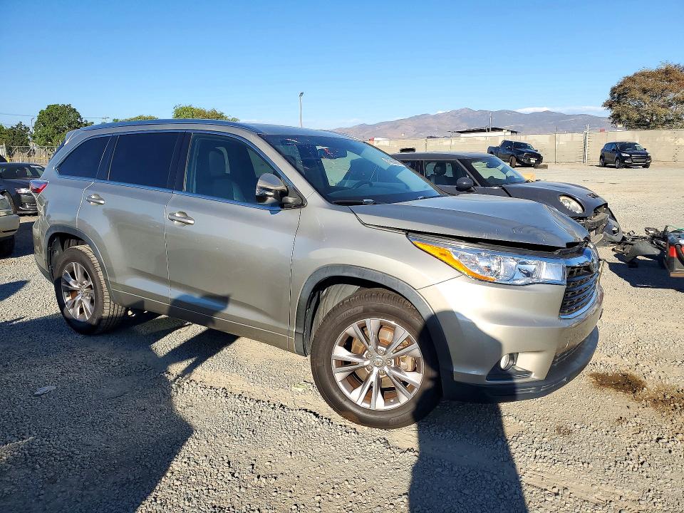 2014 Toyota Highlander მანქანა იყიდება აუქციონზე, vin: 5TDKKRFH1ES036014, აუქციონის ნომერი: 71953276