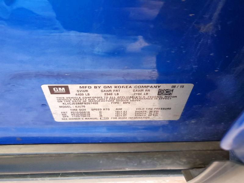 Продажа на аукционе авто 2015 Buick Encore, vin: KL4CJESB8FB267402, номер лота: 70944356