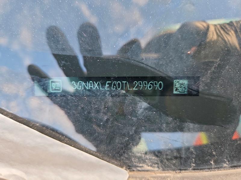 2026 Chevrolet Equinox მანქანა იყიდება აუქციონზე, vin: 3GNAXLEG0TL299690, აუქციონის ნომერი: 71381956