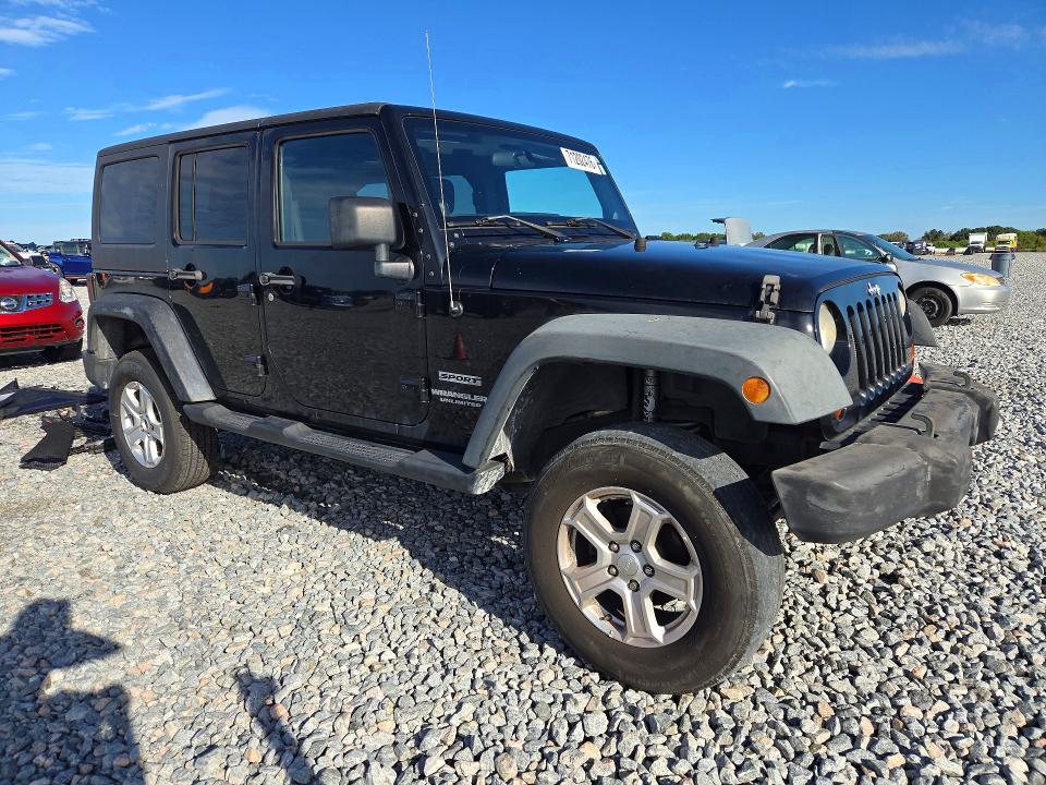 2011 Jeep Wrangler Unlimited მანქანა იყიდება აუქციონზე, vin: 1J4BA3H16BL616544, აუქციონის ნომერი: 71202476