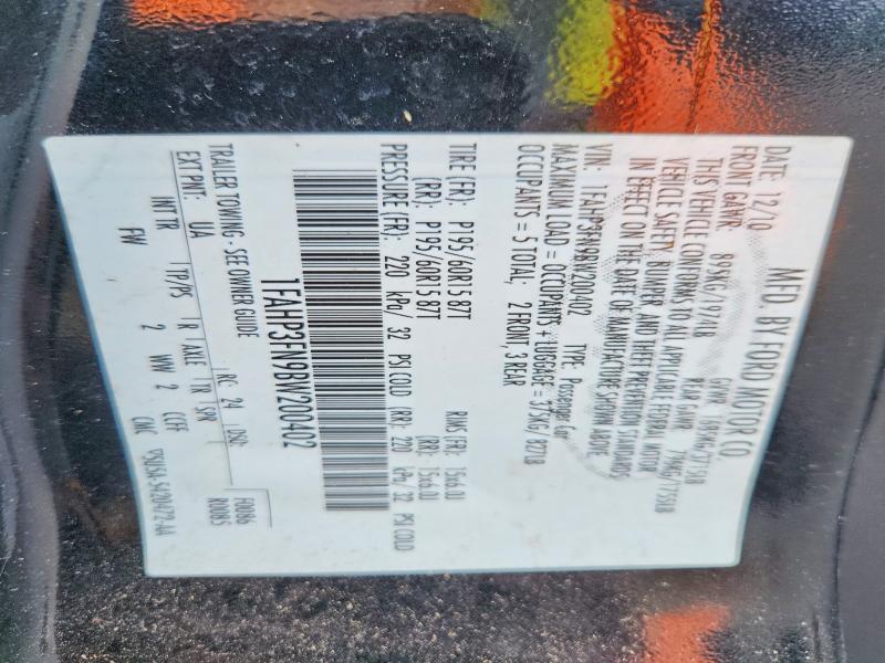 Продаж на аукціоні авто 2011 Ford Focus, vin: 1FAHP3FN9BW200402, номер лоту: 71230346