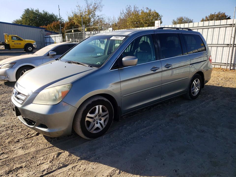 2007 Honda Odyssey მანქანა იყიდება აუქციონზე, vin: 5FNRL386X7B143459, აუქციონის ნომერი: 72965716