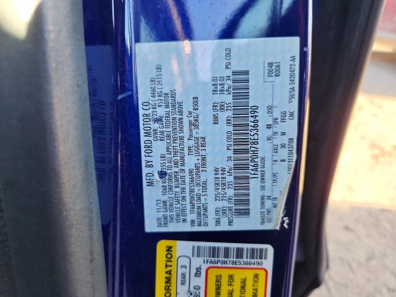 2014 Ford Fusion მანქანა იყიდება აუქციონზე, vin: 1FA6P0H78E5366490, აუქციონის ნომერი: 71108986
