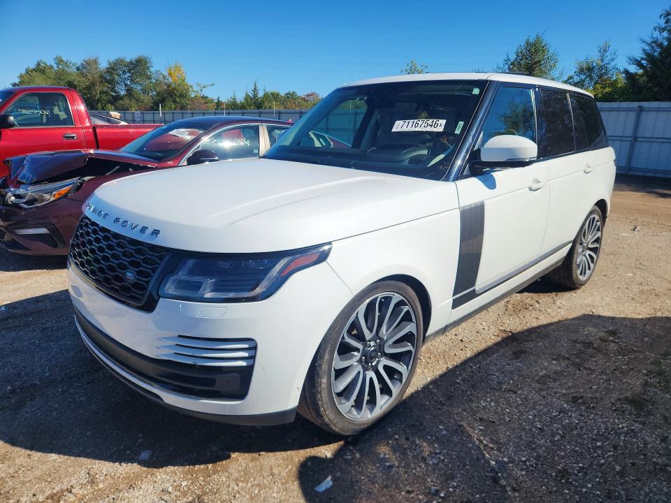 71167546 :رقم المزاد ، SALGS2RE3JA397033 vin ، 2018 Land Rover Range Rover مزاد بيع
