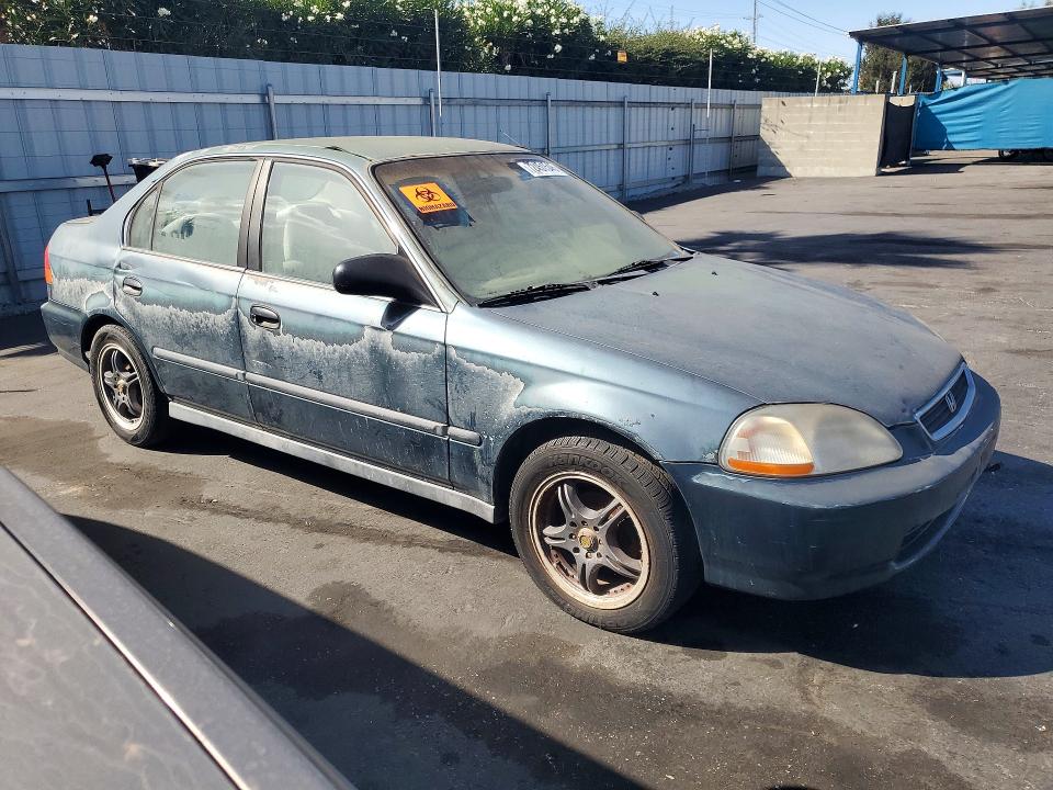 1998 Honda Civic მანქანა იყიდება აუქციონზე, vin: 2HGEJ6679WH622614, აუქციონის ნომერი: 72451546