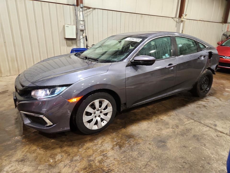 72547336 :رقم المزاد ، 2HGFC2F61KH599533 vin ، 2019 Honda Civic مزاد بيع