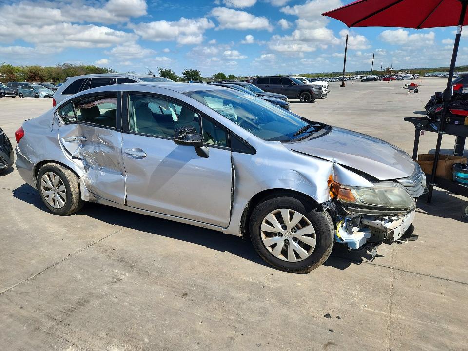 72846996 :رقم المزاد ، 19XFB2F56CE374353 vin ، 2012 Honda Civic مزاد بيع