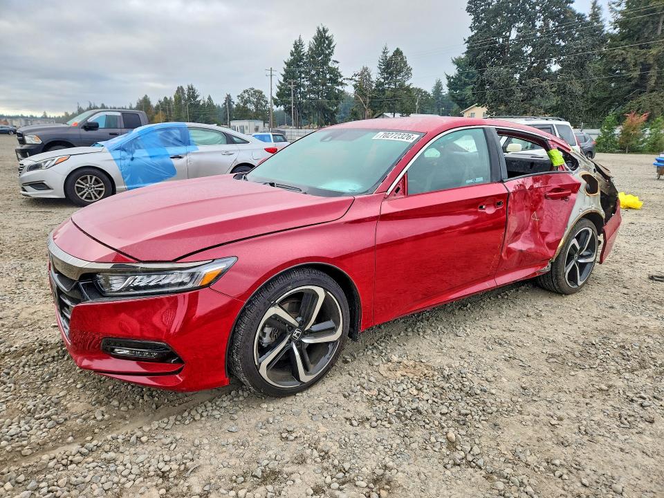 2020 Honda Accord მანქანა იყიდება აუქციონზე, vin: 1HGCV1F35LA004129, აუქციონის ნომერი: 70272326