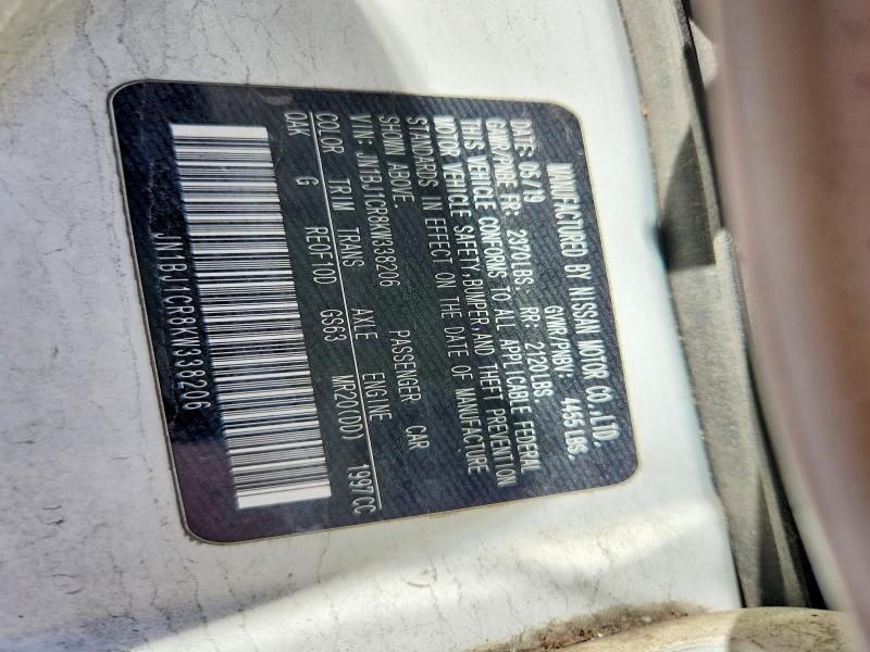 2019 Nissan Rogue Sport მანქანა იყიდება აუქციონზე, vin: JN1BJ1CR8KW338206, აუქციონის ნომერი: 71230426