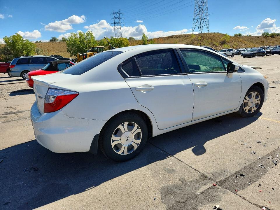 2012 Honda Civic მანქანა იყიდება აუქციონზე, vin: JHMFB4F23CS008654, აუქციონის ნომერი: 70262746