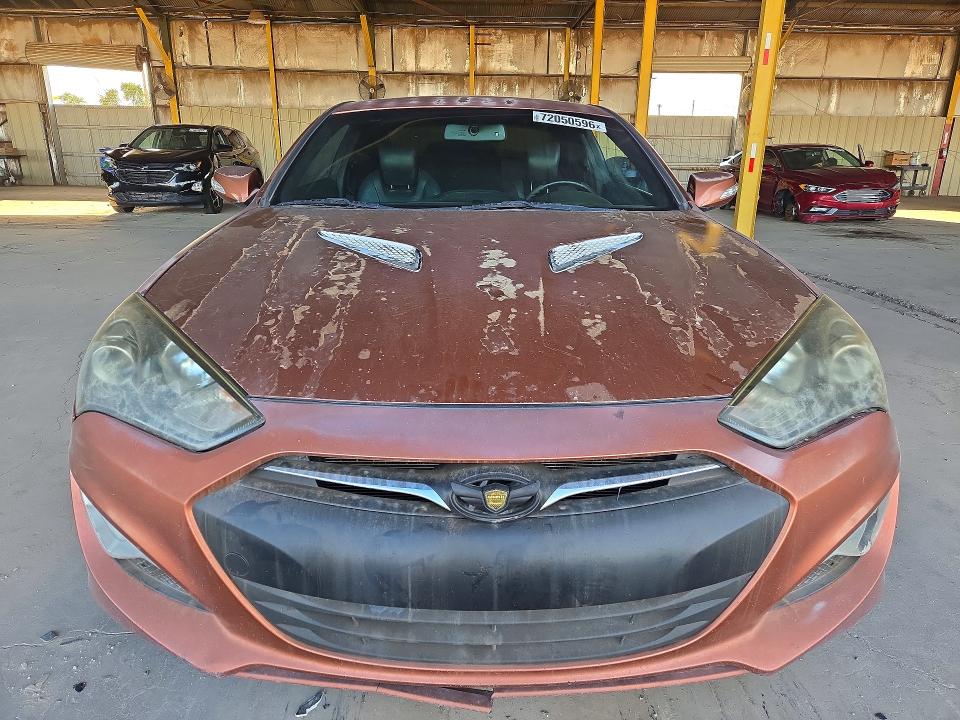 2013 Hyundai Genesis Coupe მანქანა იყიდება აუქციონზე, vin: KMHHU6KJ1DU092973, აუქციონის ნომერი: 72050596
