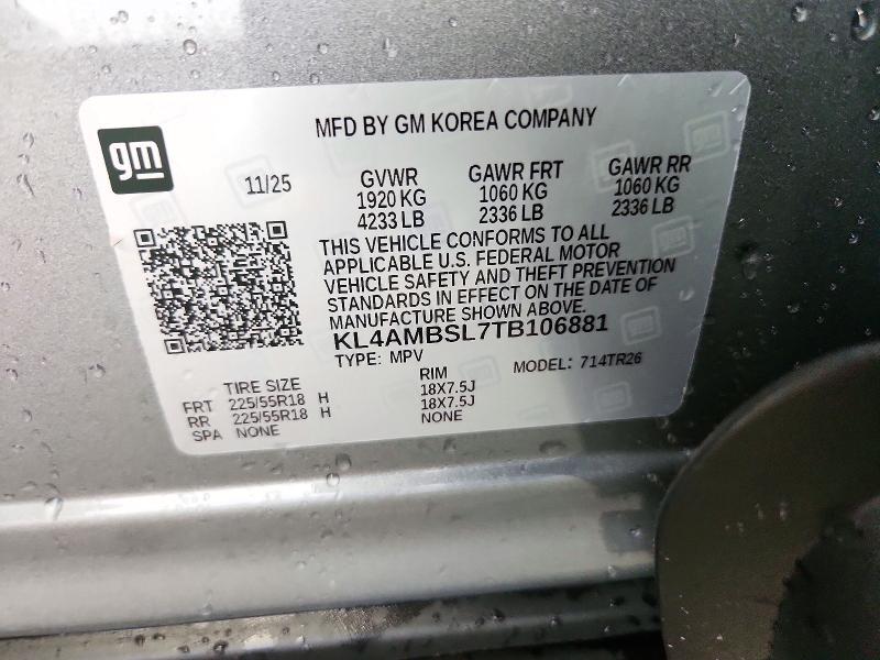 Продажа на аукционе авто 2026 Buick Encore Gx, vin: KL4AMBSL7TB106881, номер лота: 72287486