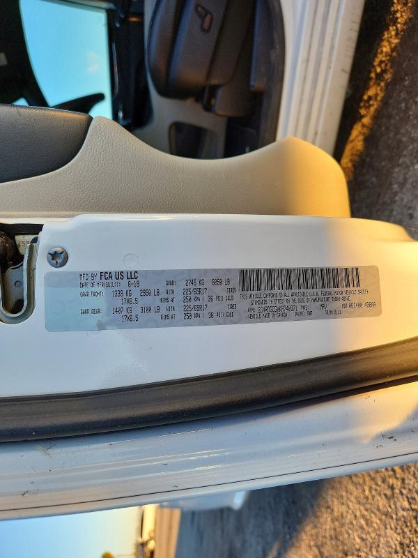 71848946 :رقم المزاد ، 2C4RDGCGXKR740371 vin ، 2019 Dodge Grand Caravan مزاد بيع