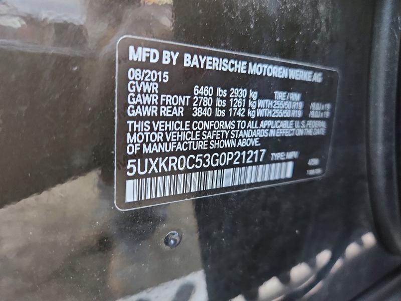 Aukcja sprzedaży 2016 Bmw X5, vin: 5UXKR0C53G0P21217, numer aukcji: 70946416