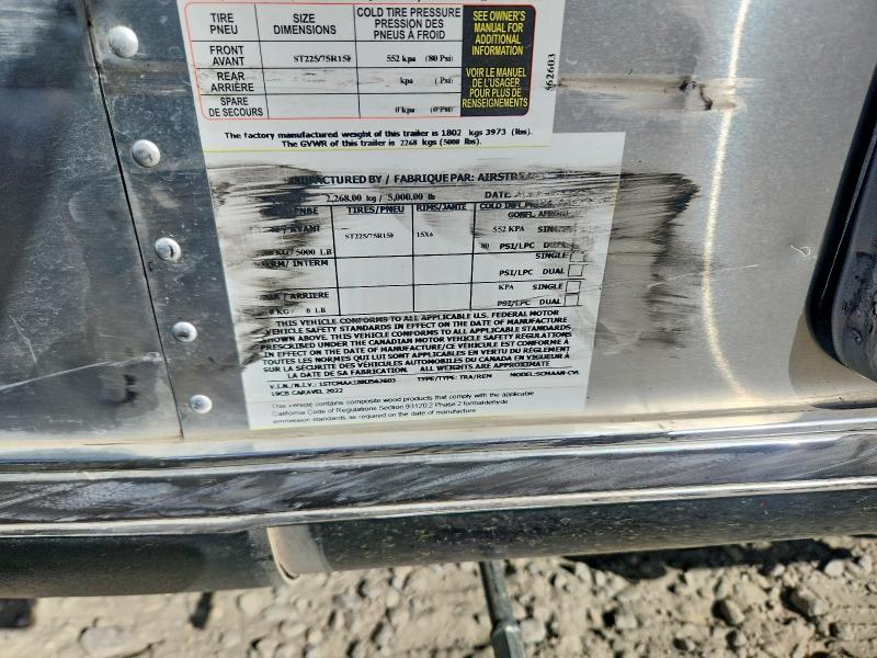 Продаж на аукціоні авто 2022 Airstream Caravel, vin: 1STCMAA18NJ562603, номер лоту: 65305706