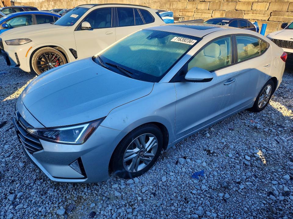 2019 Hyundai Elantra მანქანა იყიდება აუქციონზე, vin: 5NPD84LF6KH479273, აუქციონის ნომერი: 71639236