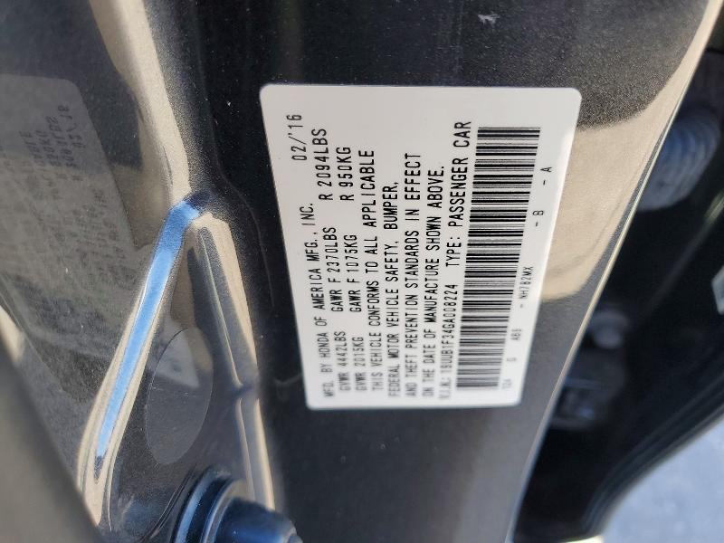 Продаж на аукціоні авто 2016 Acura Tlx, vin: 19UUB1F34GA008224, номер лоту: 71742116