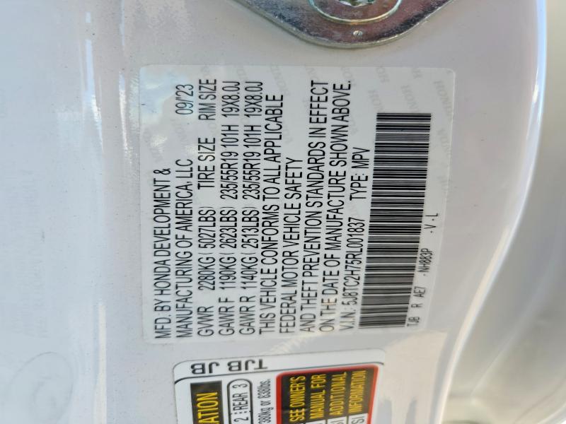 Aukcja sprzedaży 2024 Acura Rdx, vin: 5J8TC2H75RL001837, numer aukcji: 70512516
