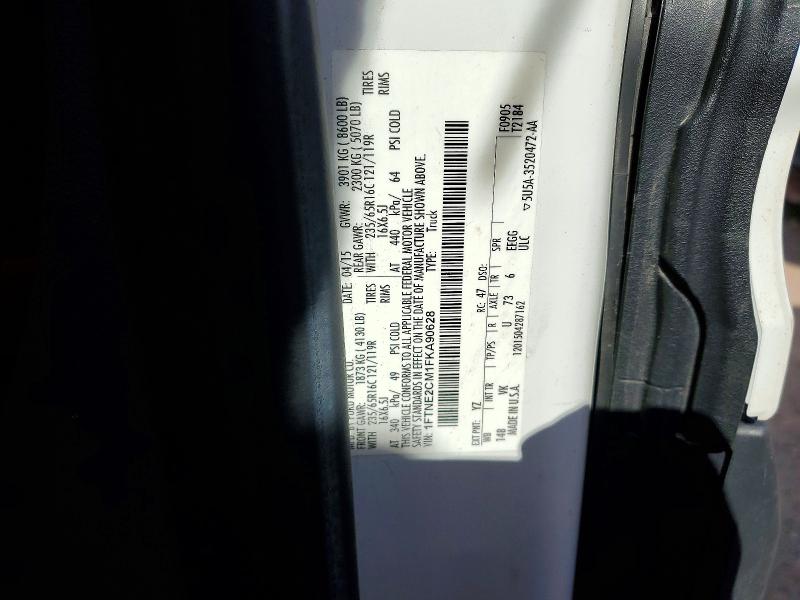 Продаж на аукціоні авто 2015 Ford Transit, vin: 1FTNE2CM1FKA90628, номер лоту: 72233566