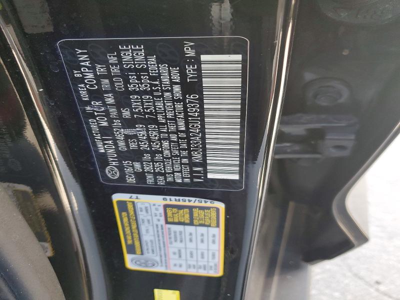 Aukcja sprzedaży 2016 Hyundai Tucson, vin: KM8J33A24GU149376, numer aukcji: 71714186