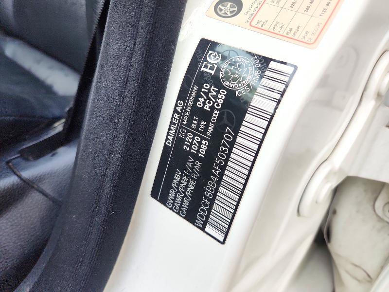 Продажа на аукционе авто 2010 Mercedes-benz C, vin: WDDGF8BB4AF503707, номер лота: 70124716