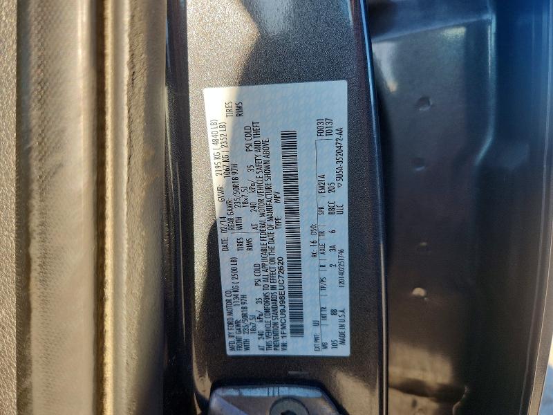 Aukcja sprzedaży 2014 Ford Escape, vin: 1FMCU9J98EUC72620, numer aukcji: 70889326