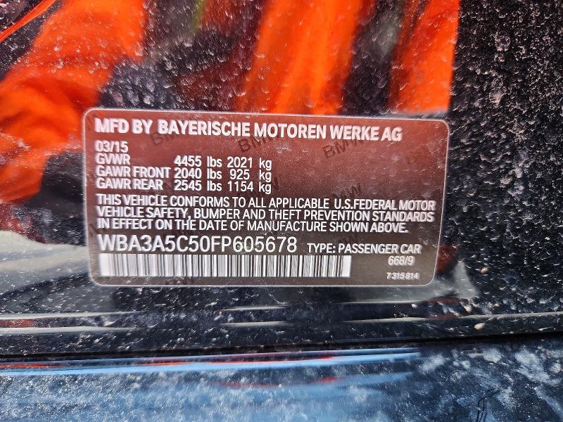 Aukcja sprzedaży 2015 Bmw 328, vin: WBA3A5C50FP605678, numer aukcji: 72026236