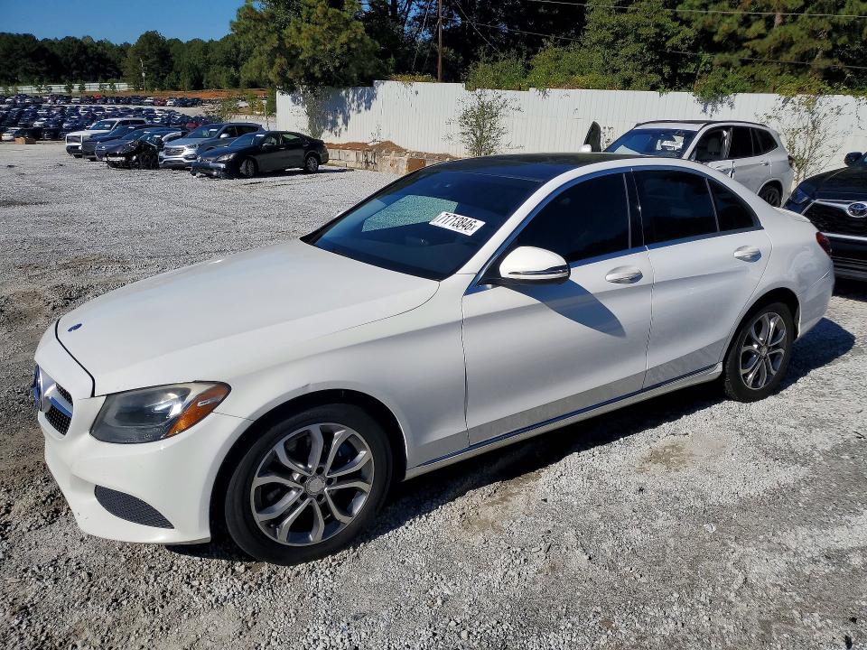 2016 Mercedes-benz C მანქანა იყიდება აუქციონზე, vin: 55SWF4JB7GU152481, აუქციონის ნომერი: 71713846
