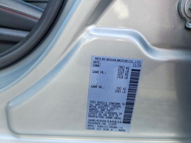 Продажа на аукционе авто 2025 Nissan Altima, vin: 1N4BL4CVXSN340816, номер лота: 71139726