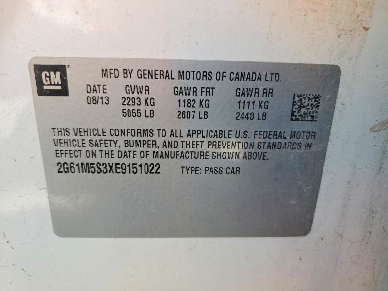 Продажа на аукционе авто 2014 Cadillac Xts, vin: 2G61M5S3XE9151022, номер лота: 71488446