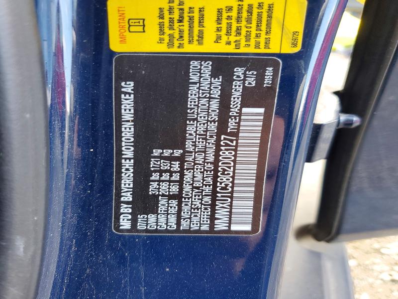 Продаж на аукціоні авто 2016 Mini Cooper, vin: WMWXU1C58G2D08127, номер лоту: 72343946