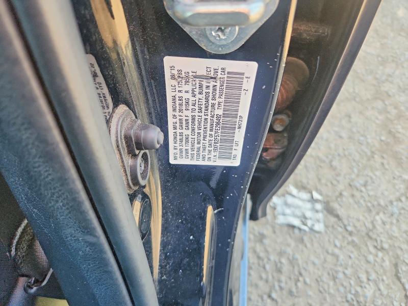 Продажа на аукционе авто 2015 Honda Civic, vin: 19XFB2F57FE296492, номер лота: 71382556