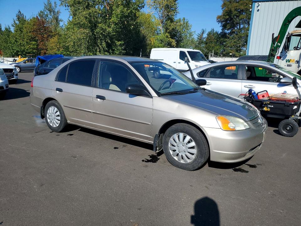 2001 Honda Civic მანქანა იყიდება აუქციონზე, vin: 1HGES16511L006982, აუქციონის ნომერი: 72799666