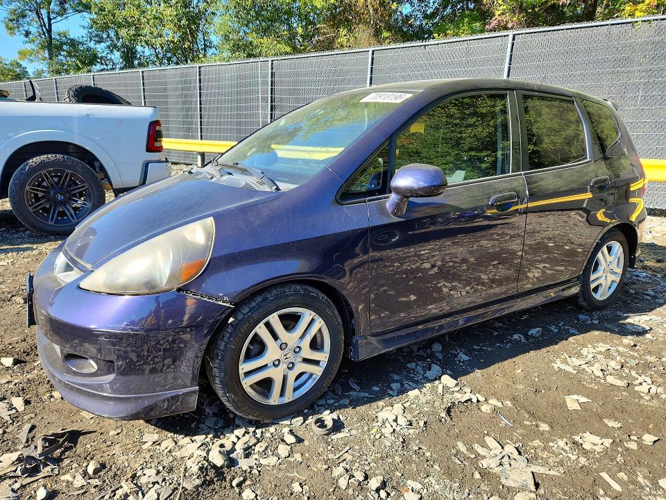 70918196 :رقم المزاد ، JHMGD38618S015182 vin ، 2008 Honda Fit مزاد بيع