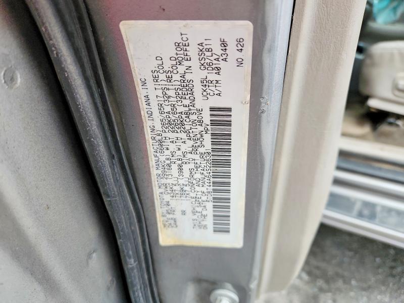 Aukcja sprzedaży 2004 Toyota Sequoia, vin: 5TDBT44A64S226301, numer aukcji: 71236616