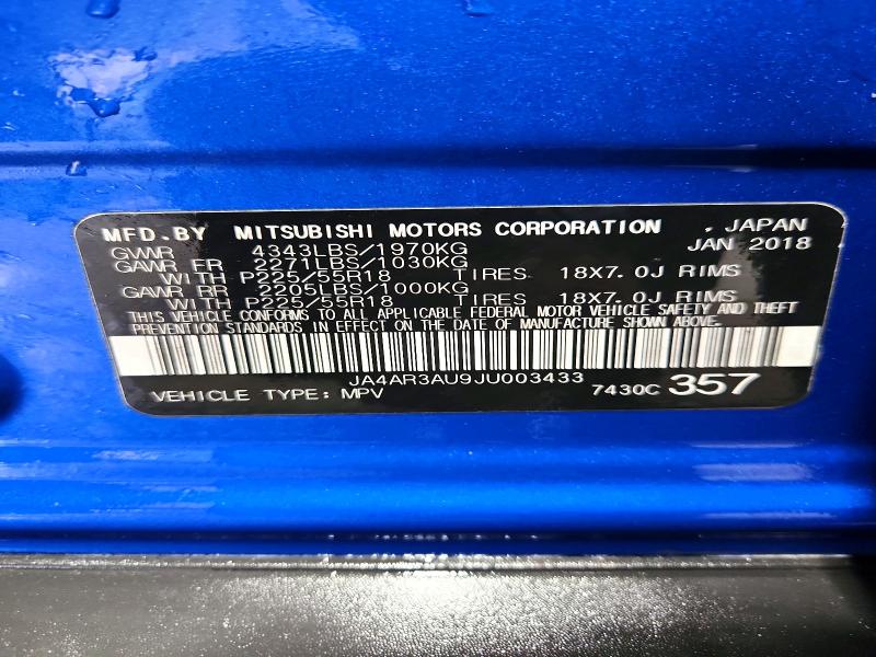 Aukcja sprzedaży 2018 Mitsubishi Outlander Sport, vin: JA4AR3AU9JU003433, numer aukcji: 73124126