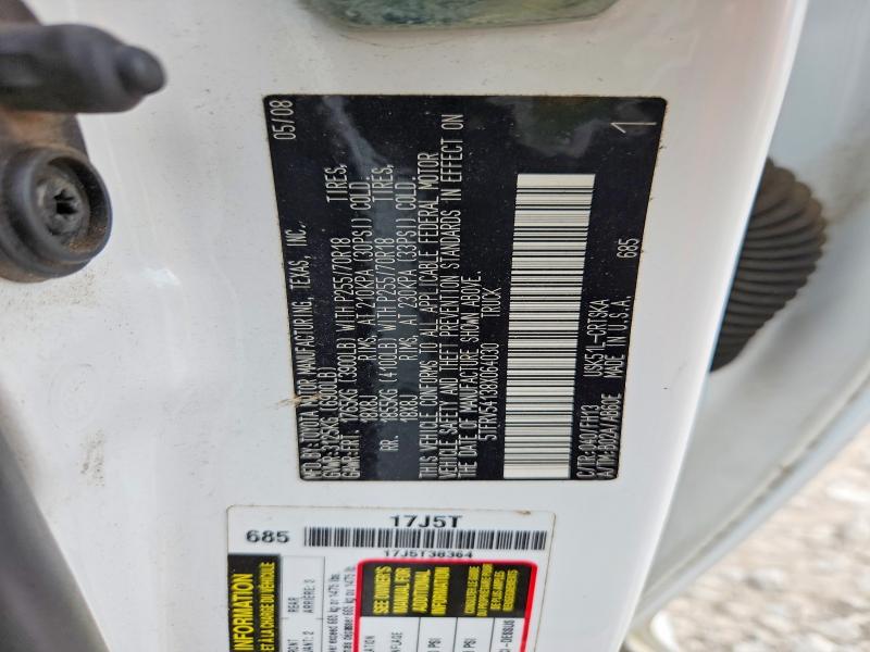 Продаж на аукціоні авто 2008 Toyota Tundra, vin: 5TFRV54138X064030, номер лоту: 70909046