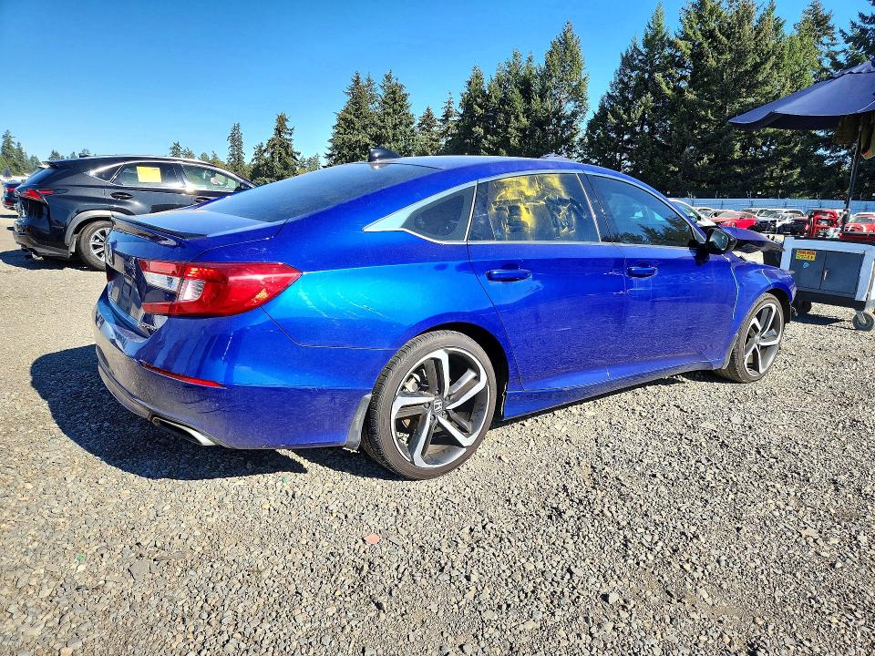 2022 Honda Accord მანქანა იყიდება აუქციონზე, vin: 1HGCV1F3XNA083686, აუქციონის ნომერი: 72758276